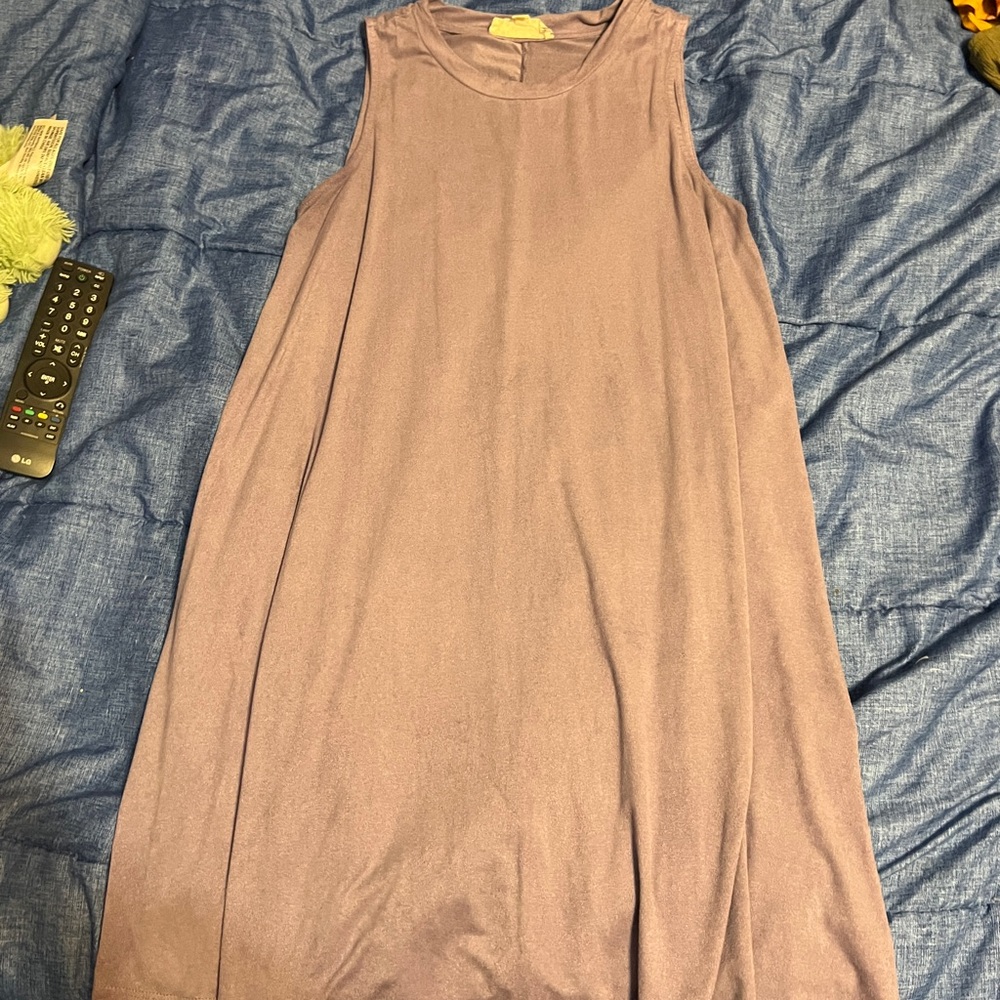 Pink Republic Sleeveless Purple Midi Dress